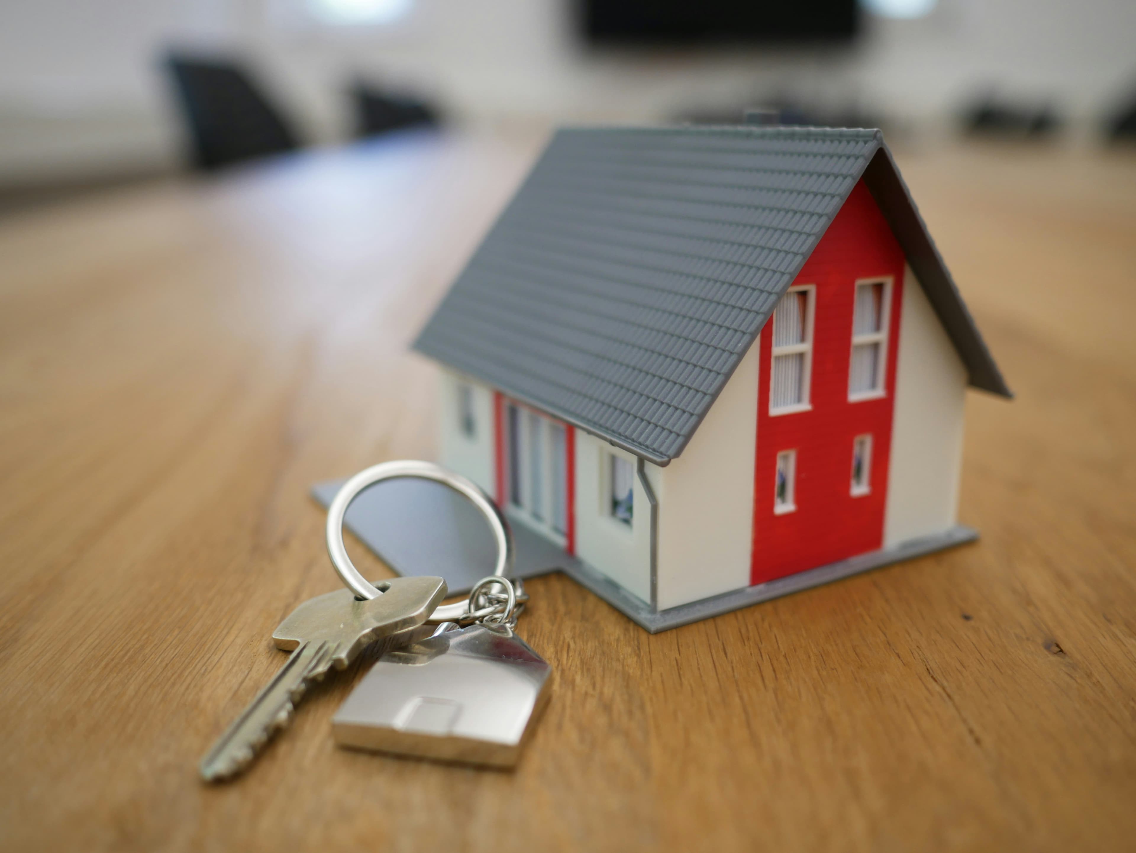 Pictures of a house and key
