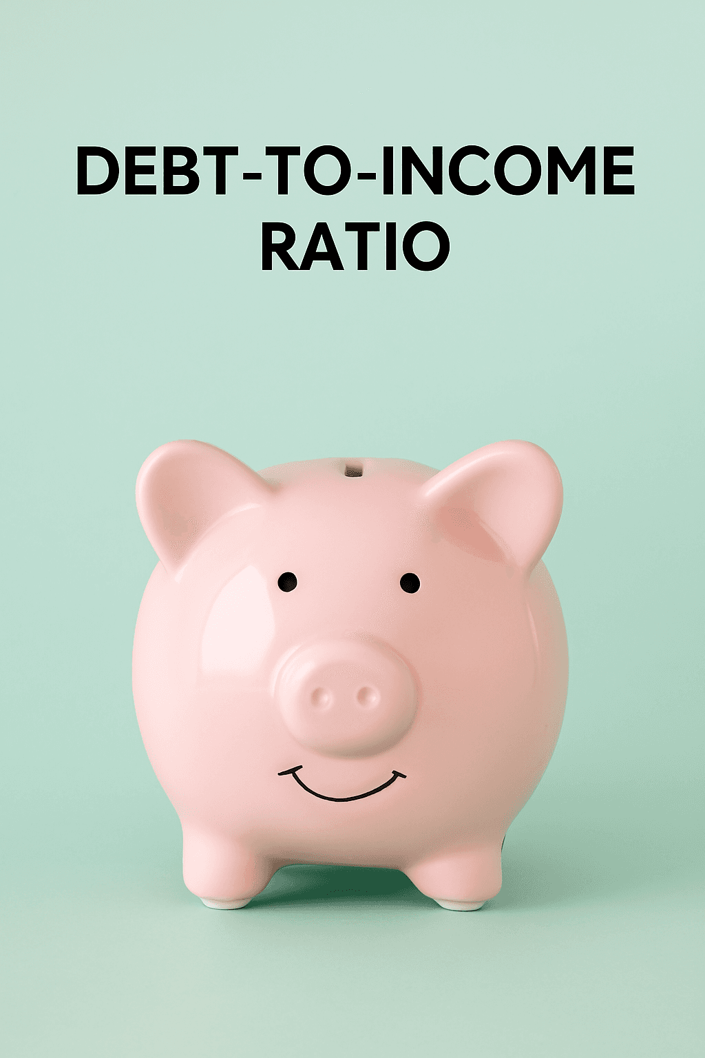 Debt to Income with pig photo