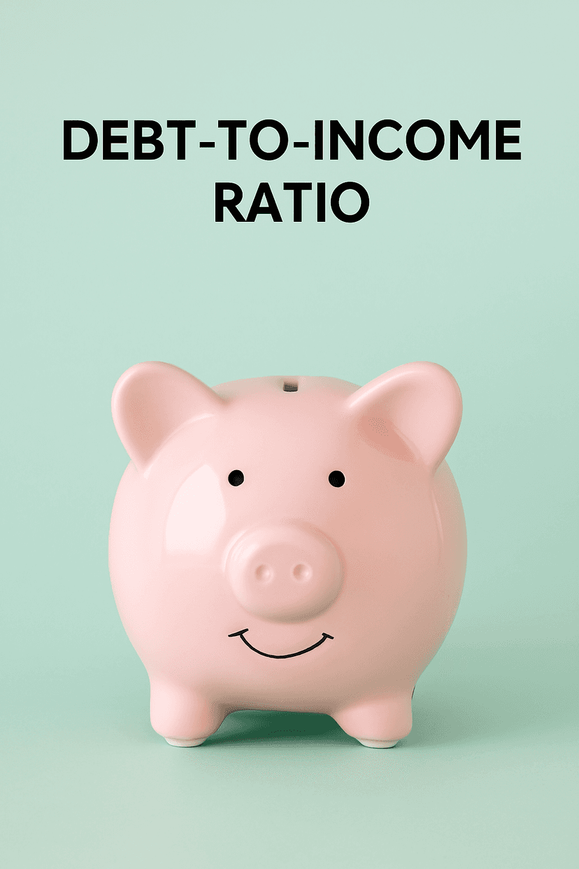 Debt to Income with pig photo
