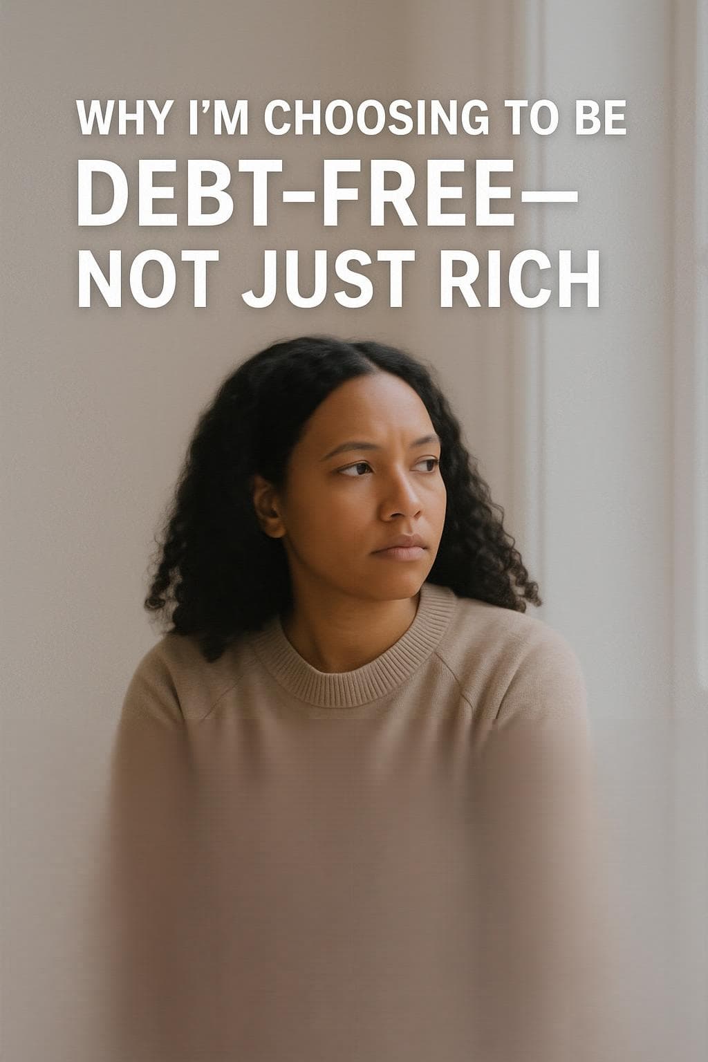 Why I'm Choosing to be Debt Free not just rich